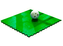 Green PVC floor